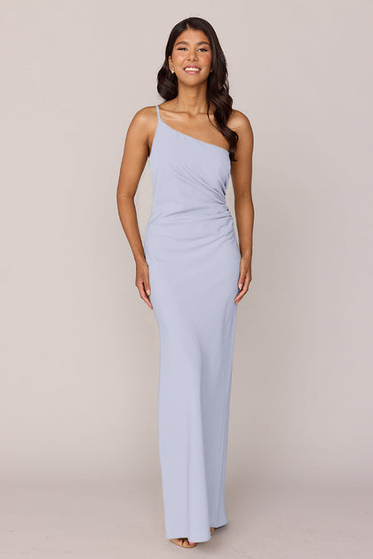 Jade Crepe Dress | Made To Order | Periwinkle