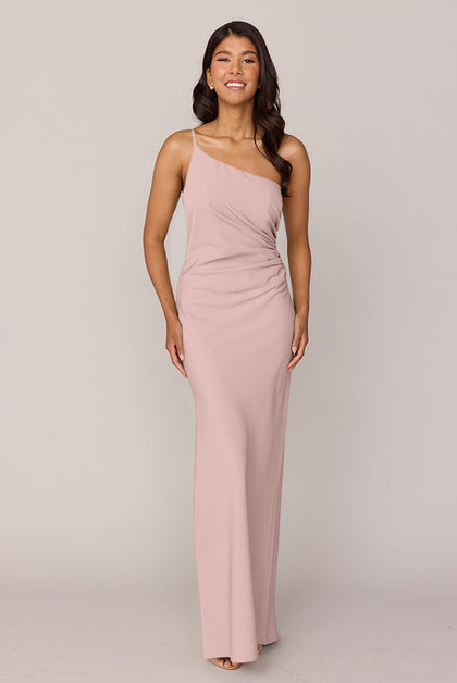 Jade Crepe Dress | Made To Order | Petal Pink