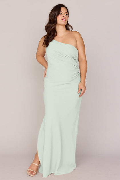 Jade Crepe Dress | Made To Order | Pistachio