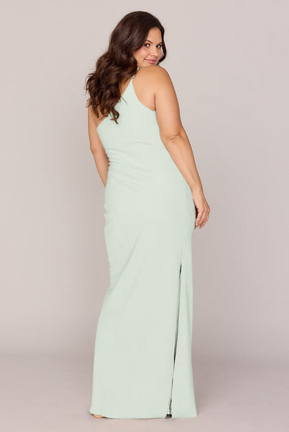Jade Crepe Dress | Made To Order | Pistachio