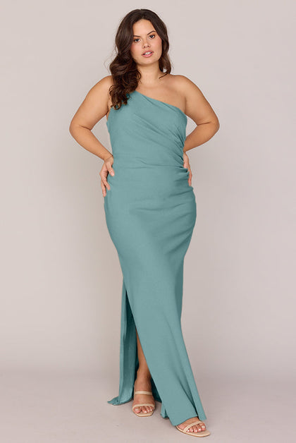 Jade Crepe Dress | Made To Order | Rosemary