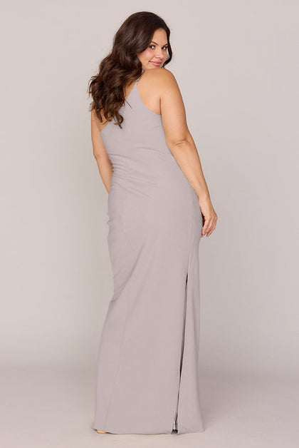 Jade Crepe Dress | Made To Order | Taupe