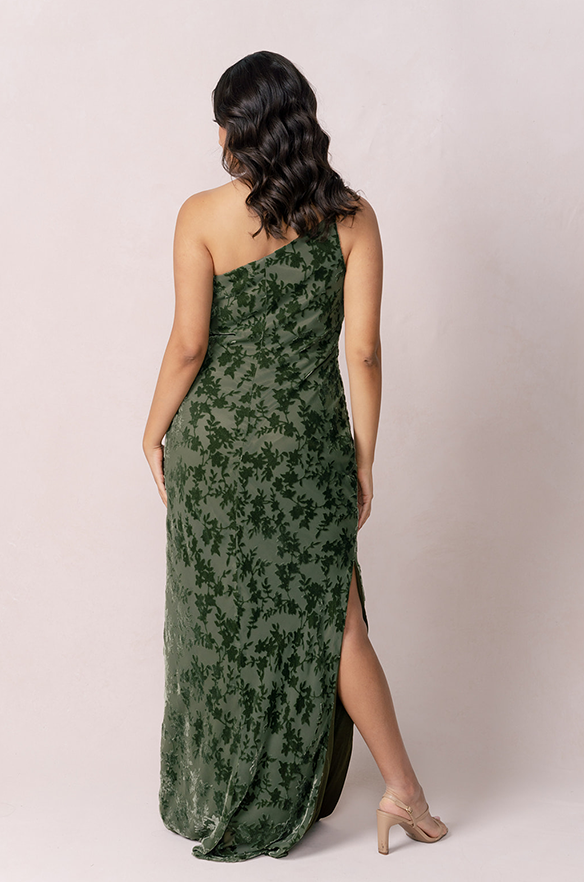 Jade Floral Burnout Velvet Dress Jade Floral Burnout Velvet Dress