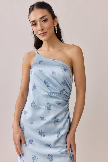 Model: Saije; Size: 4; Color: Sky Blue Petit Rose