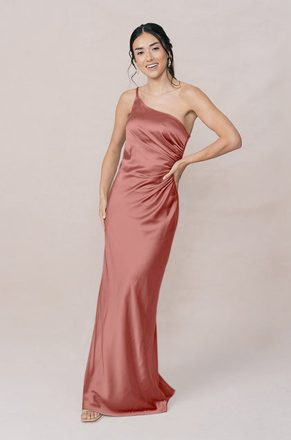 Jade Satin Dress | Made To Order | Desert Rose