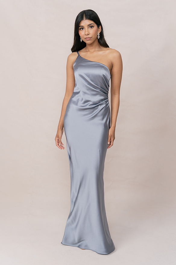 Jade Satin Dress | Made To Order
