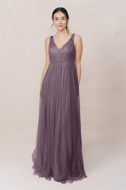 Jamie Tulle Dress | Made To Order | Dusty Purple