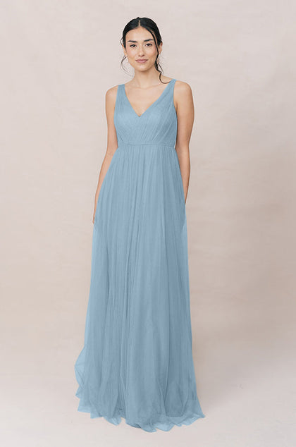 Jamie Tulle Dress | Made To Order | French Blue