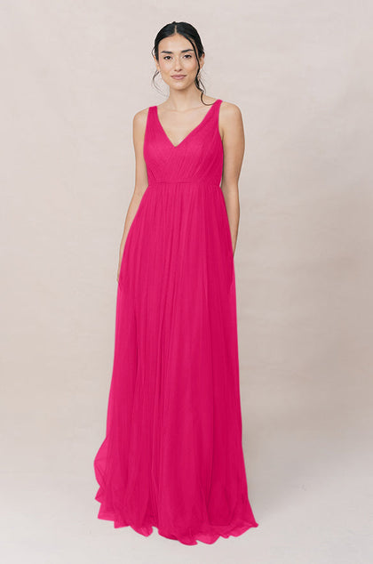 Jamie Tulle Dress | Made To Order | Hot Pink