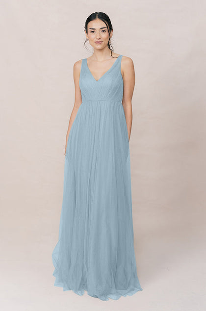 Jamie Tulle Dress | Made To Order | Light Blue