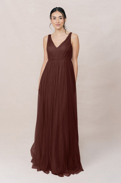 Jamie Tulle Dress | Made To Order | Mahogany