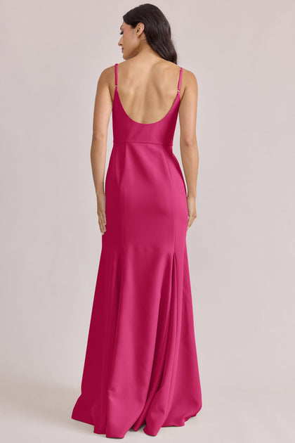 Jolie Crepe Dress | Made To Order | Malibu Pink