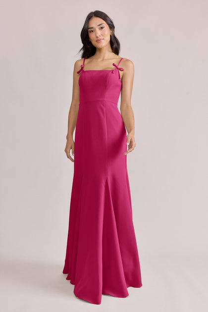 Jolie Crepe Dress | Made To Order | Malibu Pink