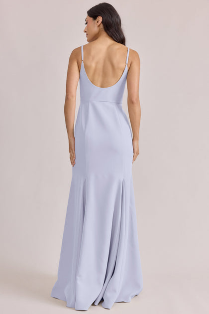 Jolie Crepe Dress | Made To Order | Periwinkle