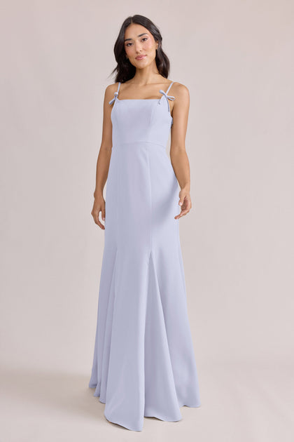 Jolie Crepe Dress | Made To Order | Periwinkle