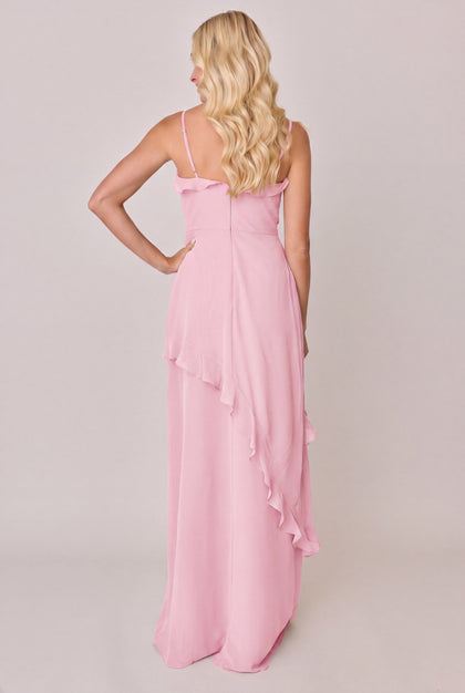 Jules Chiffon Dress | Perfect Pink