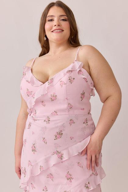Model: Tegan; Size: 20; Color: Baby Pink Petit Rose