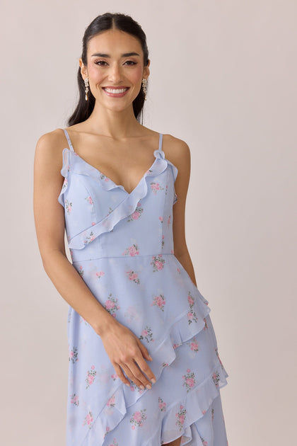 Model: Saije; Size: 4; Color: Periwinkle Petit Rose