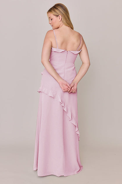 Jules Chiffon Dress | Made To Order | Baby Pink