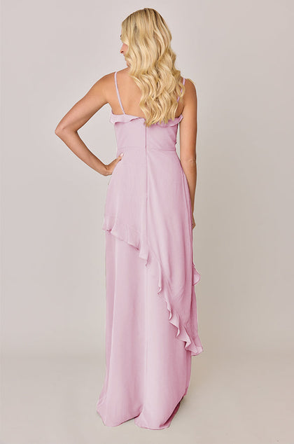 Jules Chiffon Dress | Made To Order | Baby Pink