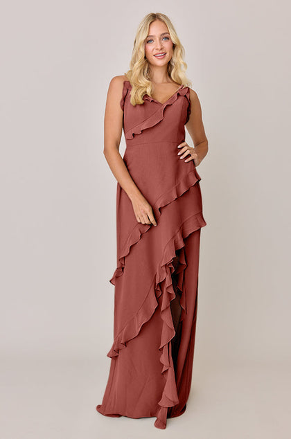Jules Chiffon Dress | Made To Order | Cinnamon Rose