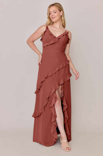 Jules Chiffon Dress | Made To Order | Cinnamon Rose