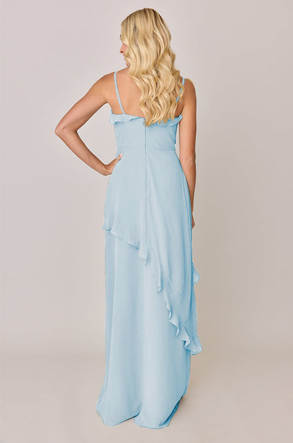 Jules Chiffon Dress | Made To Order | Light Blue