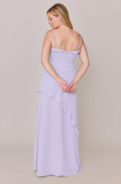Jules Chiffon Dress | Made To Order | Light Lavender