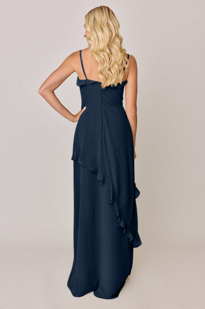 Jules Chiffon Dress | Made To Order | Romantic Blue