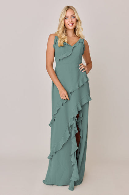Jules Chiffon Dress | Made To Order | Rosemary