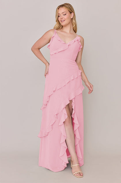 Jules Chiffon Dress | Made To Order | Rosette