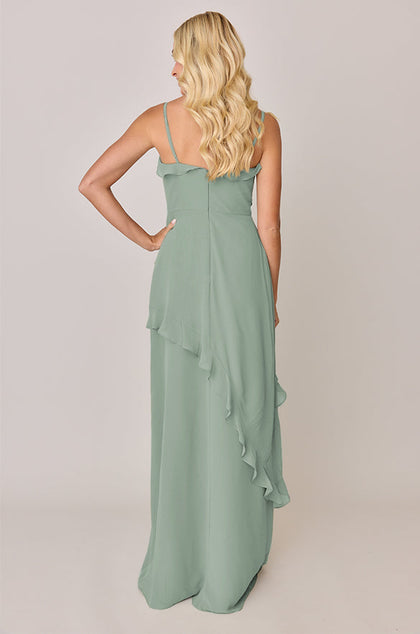 Jules Chiffon Dress | Made To Order | Sage