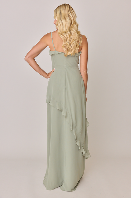 Jules Chiffon Dress | Made To Order | Sage