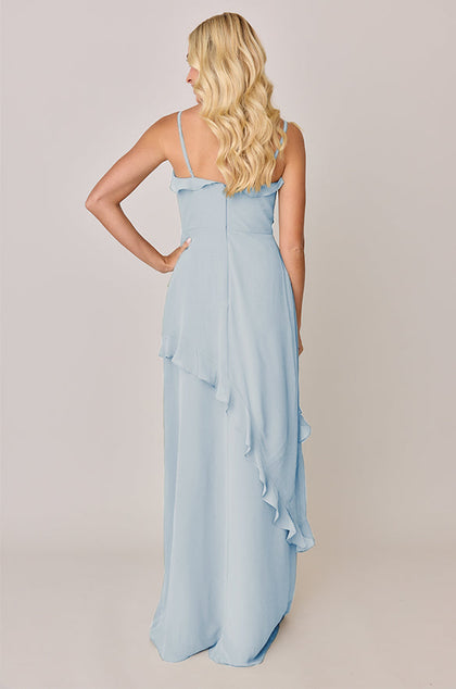 Jules Chiffon Dress | Made To Order | Sky Blue