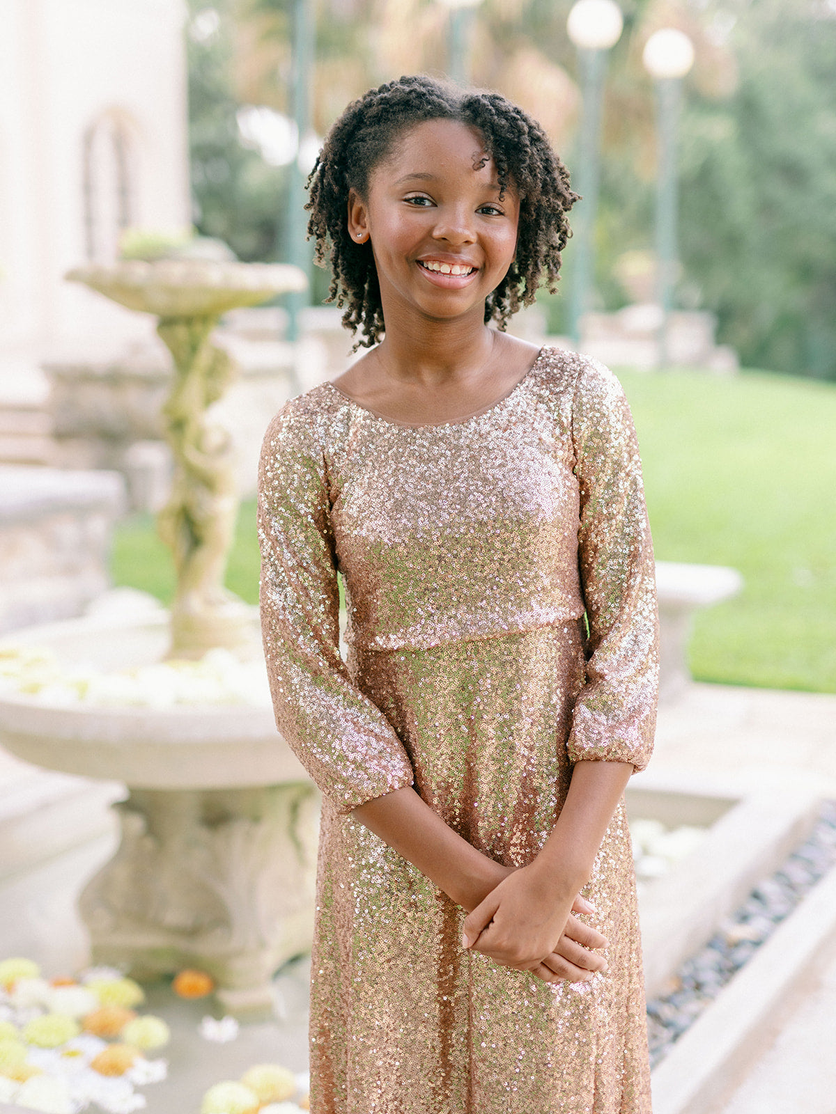 Juniors Addison Sequin Dress | Made To Order Mocha Juniors Addison Sequin Dress | Made To Order Mocha