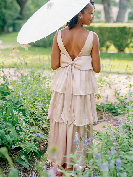 Juniors Georgia Satin Dress