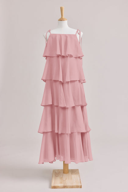 Juniors June Chiffon Dress | Made To Order | Blushing Bride