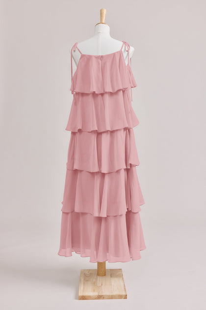 Juniors June Chiffon Dress | Made To Order | Blushing Bride