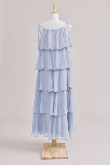 Juniors June Chiffon Dress | Made To Order | Periwinkle