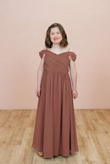 Juniors Lily Chiffon Dress | Made To Order | Cinnamon Rose