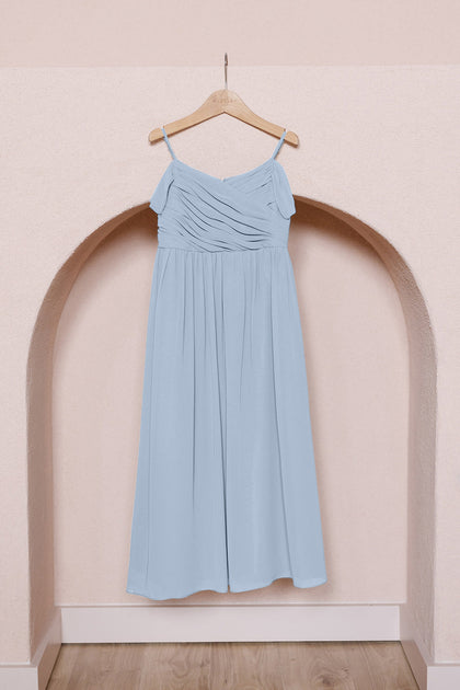 Juniors Lily Chiffon Dress | Made To Order | Periwinkle