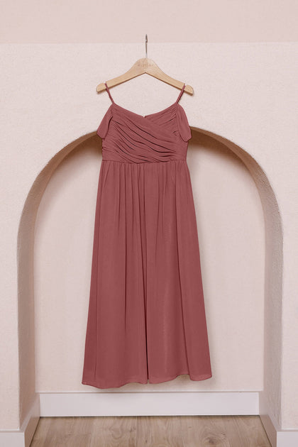 Juniors Lily Chiffon Dress | Made To Order | Rosewood