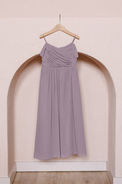 Juniors Lily Chiffon Dress | Made To Order | Wisteria