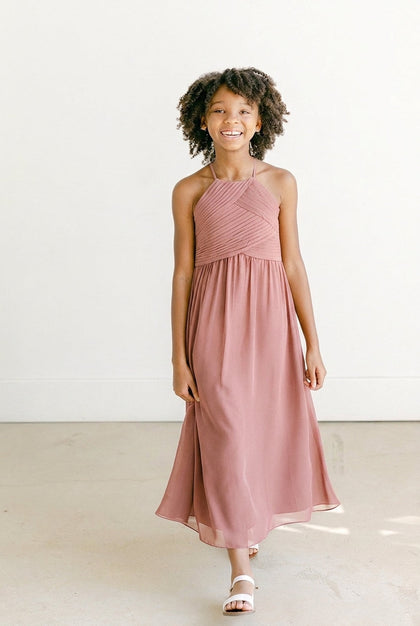 Juniors Mackenzie Chiffon Dress | Made To Order | Blushing Bride