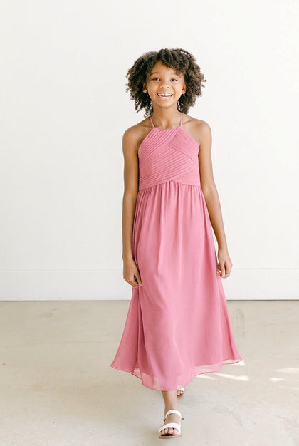 Juniors Mackenzie Chiffon Dress | Made To Order | Rosette