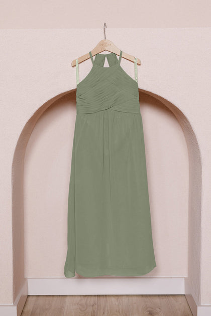 Juniors Mackenzie Chiffon Dress | Made To Order | Moss