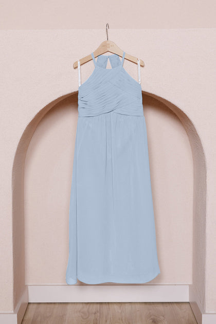 Juniors Mackenzie Chiffon Dress | Made To Order | Periwinkle
