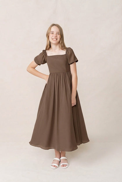 Juniors Maeve Chiffon Dress | Made To Order | Truffle