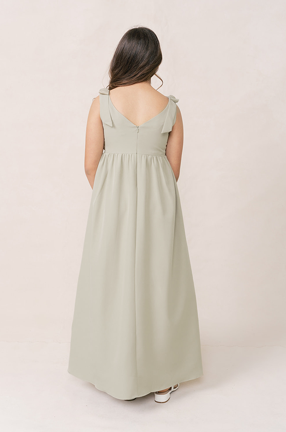 Juniors Millie Crepe Dress | Made to Order Sky Blue