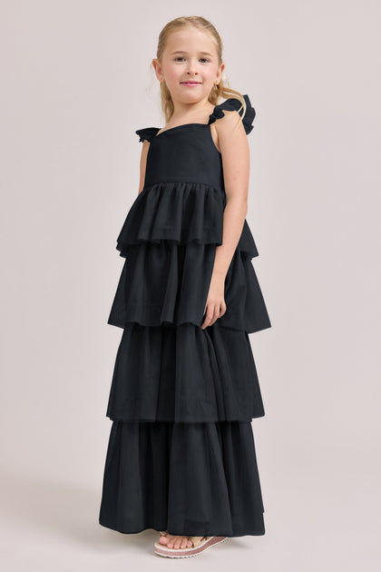 Juniors Poppy Tulle Dress | Made To Order | Black